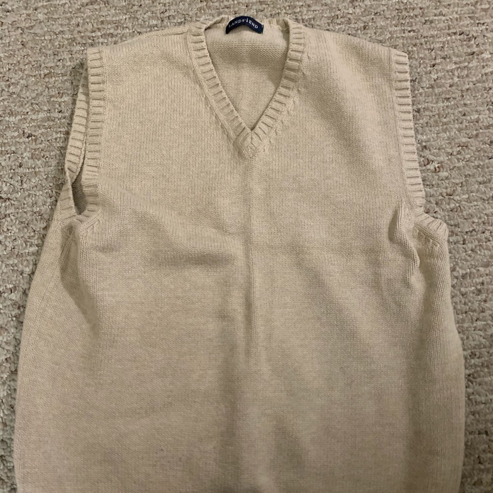 Lands end sweater vest
